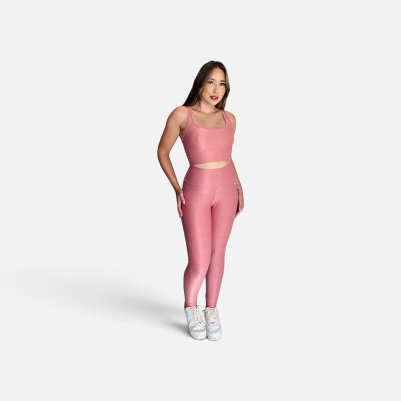 Conjunto Fitness Feminino de Top e Legging Básica – Bella