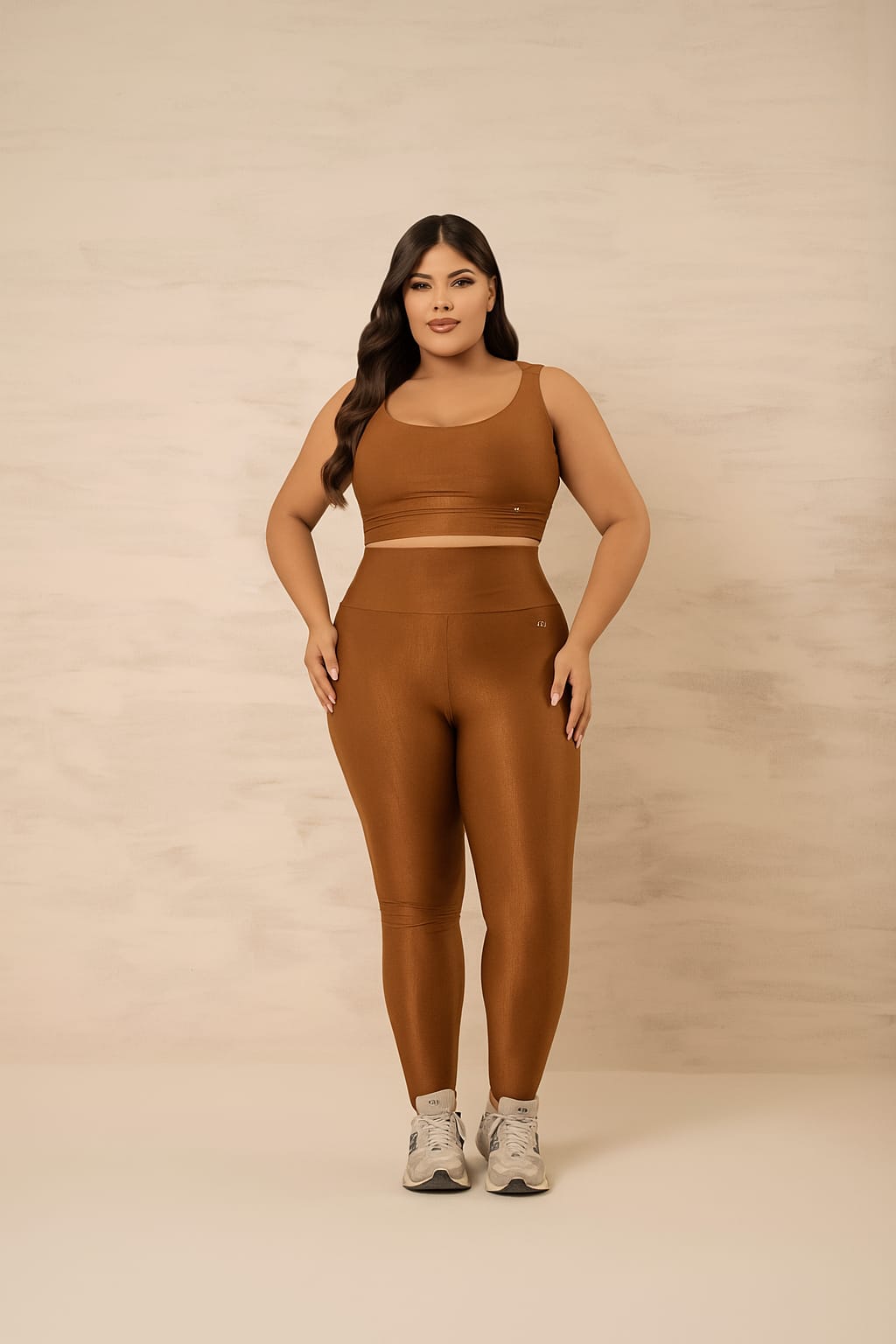 Conjunto Fitness Feminino de Top e Legging Básica