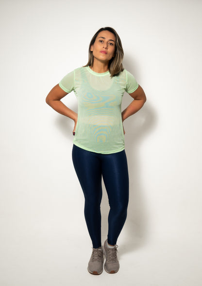 Camiseta de tule verde-limão | Clima Urbano