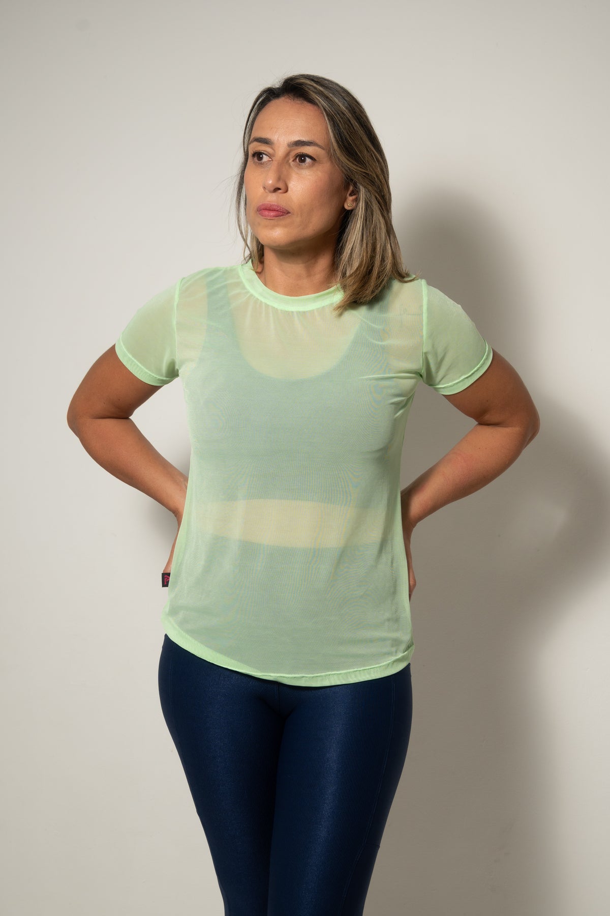 Camiseta de tule verde-limão | Clima Urbano