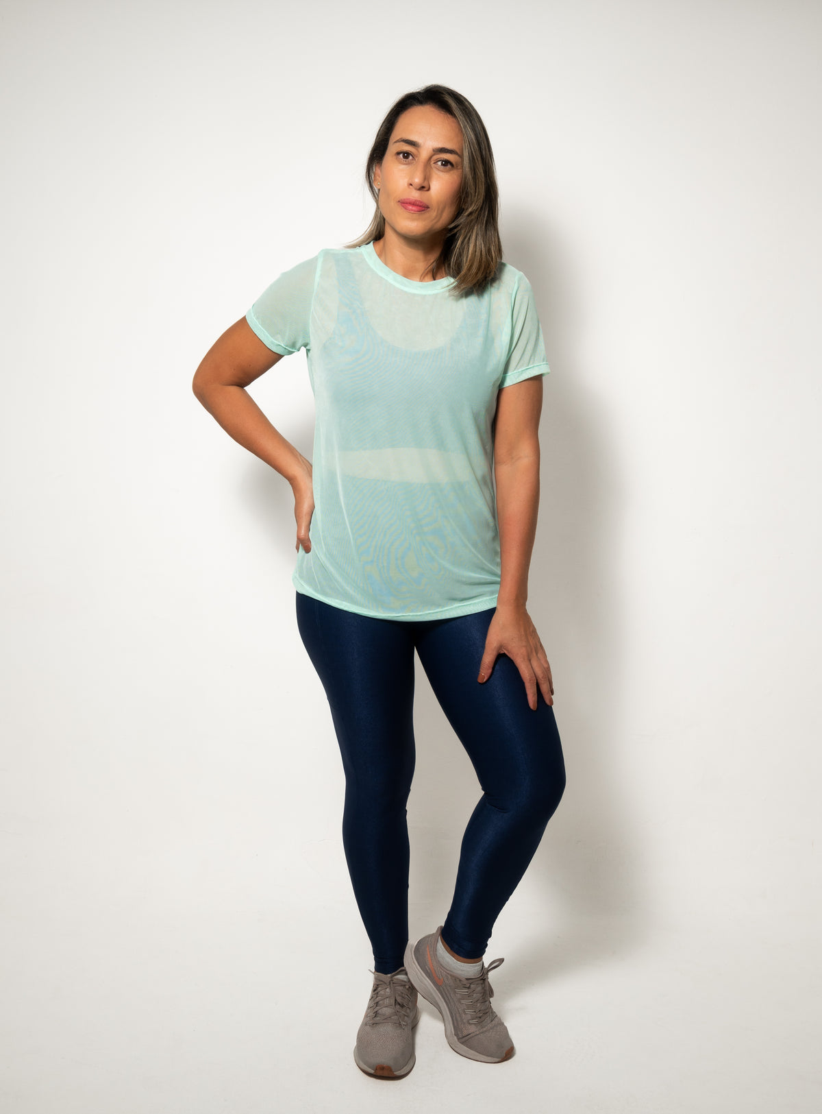 Camiseta de tule verde-água | Clima Urbano