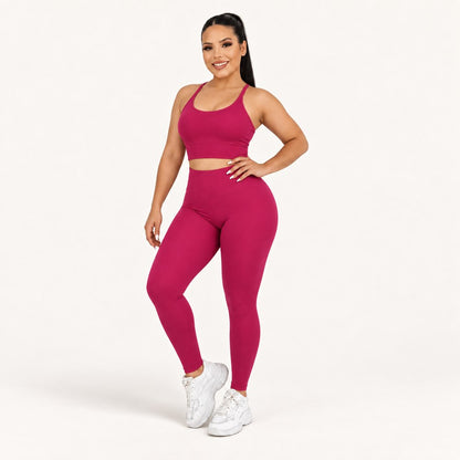 Conjunto Top e Legging Cintura Alta Stela — foto 8 | Clima Urbano