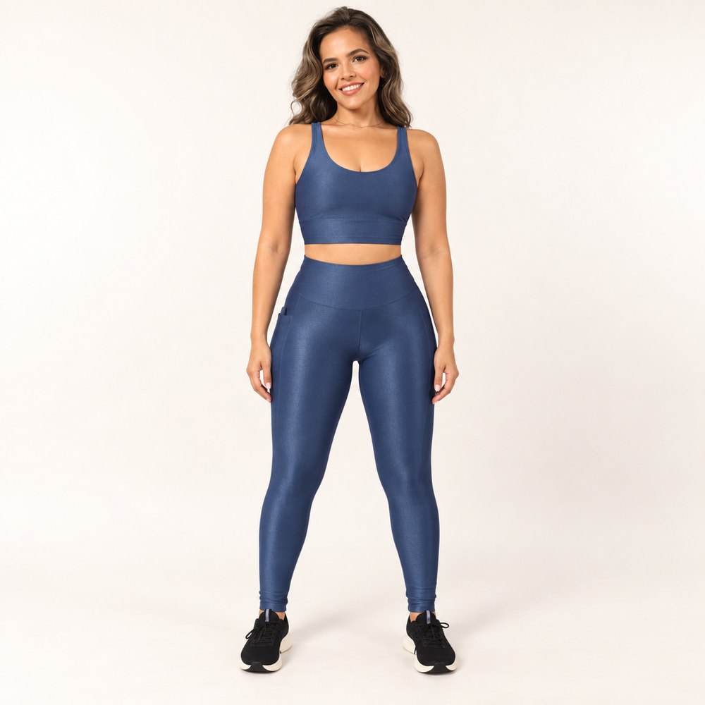 Conjunto Top e Legging com Bolsos Carol — foto 5 | Clima Urbano