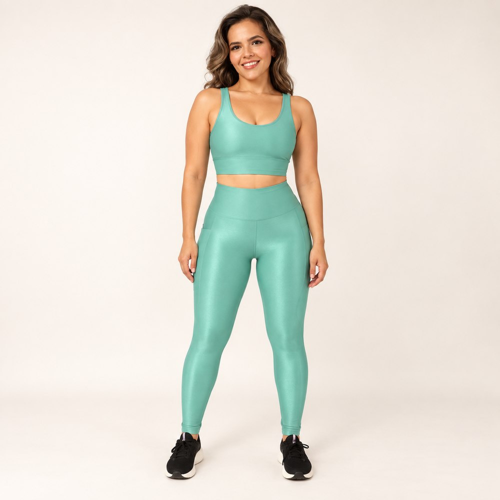 Conjunto Top e Legging com Bolsos Carol — foto 9 | Clima Urbano