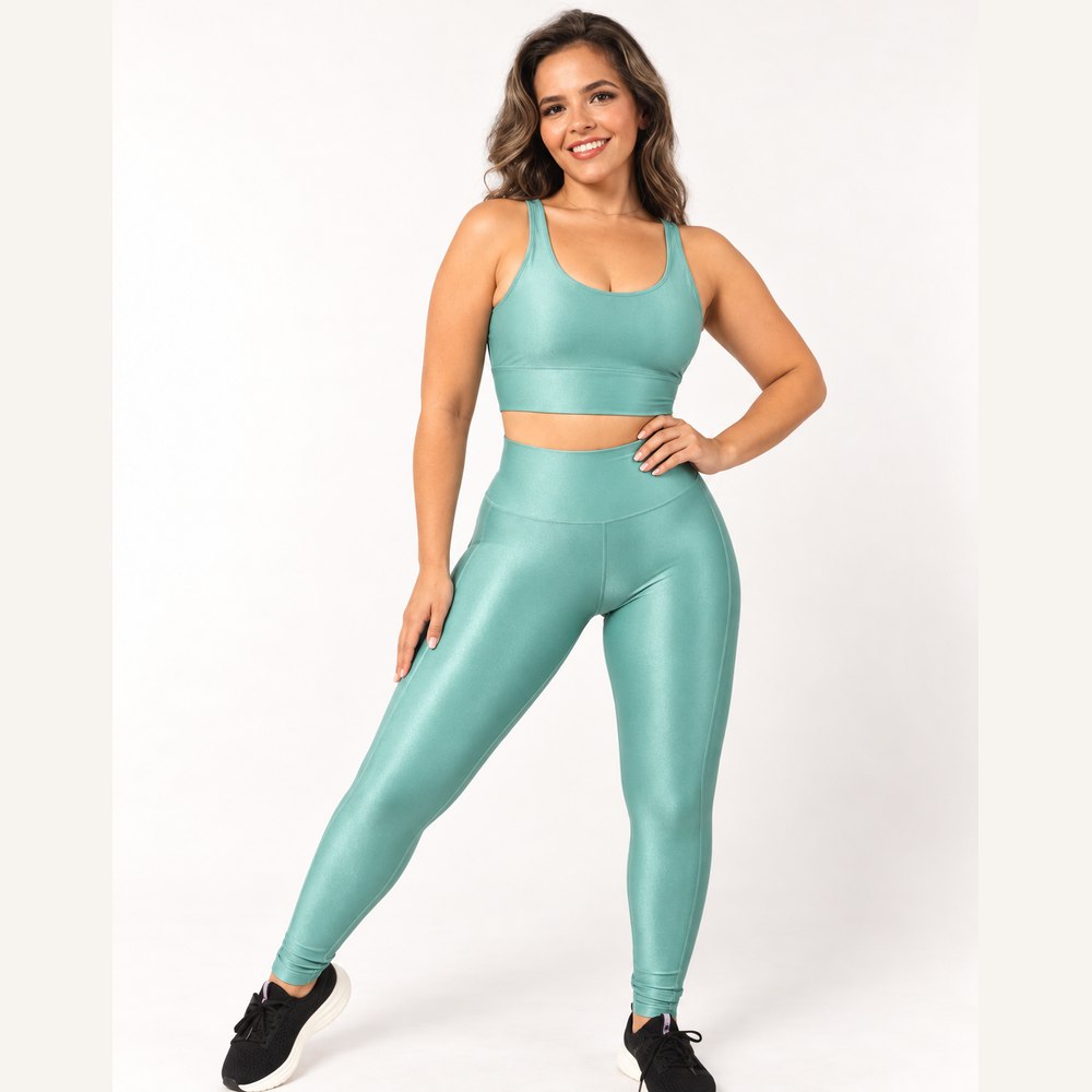 Conjunto Top e Legging com Bolsos Carol — foto 6 | Clima Urbano